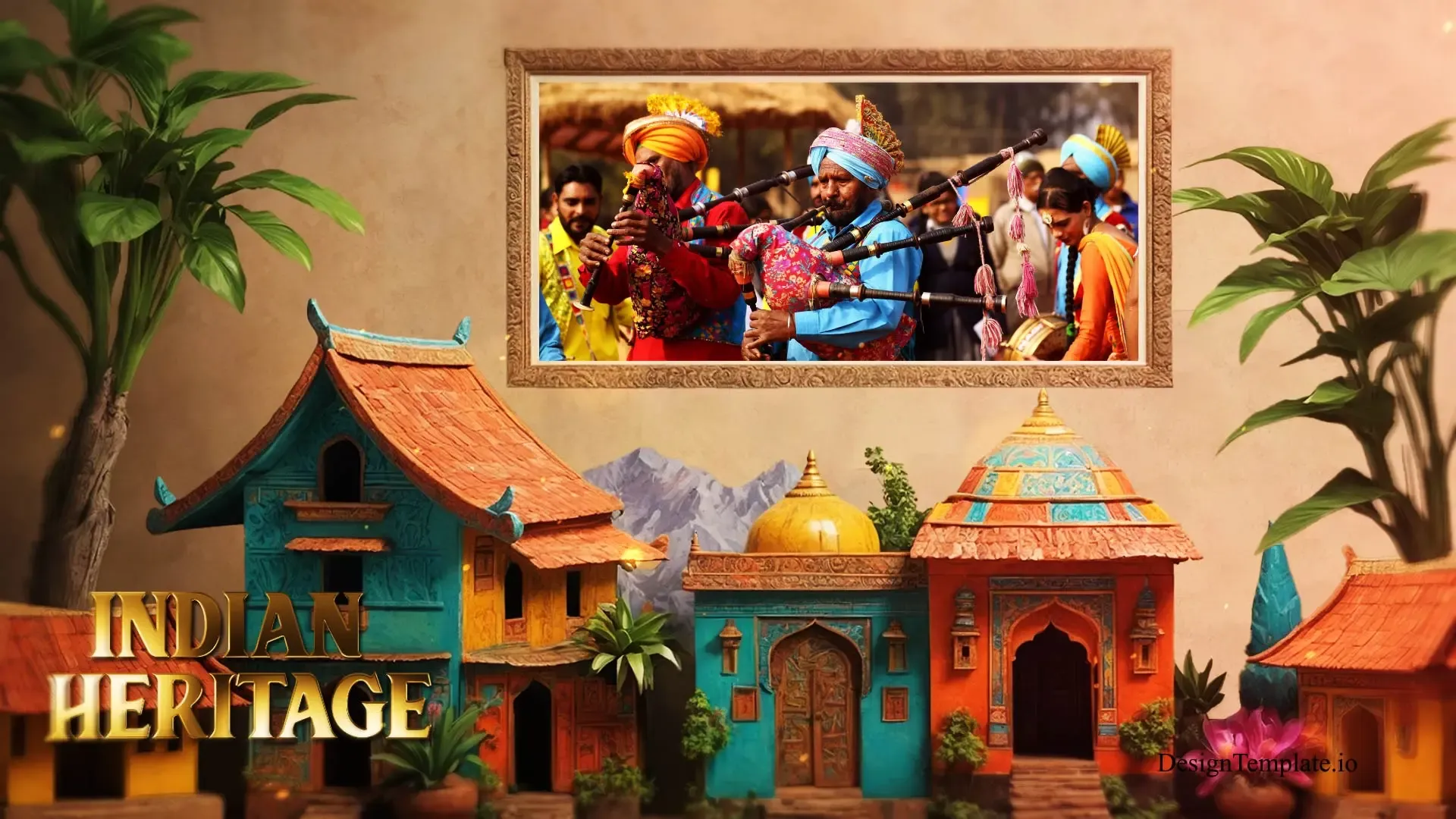 Colors of Indian Heritage and Tradition Slideshow